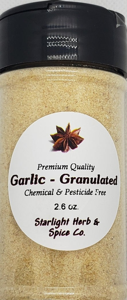 Garlic, granulated or granulated toasted